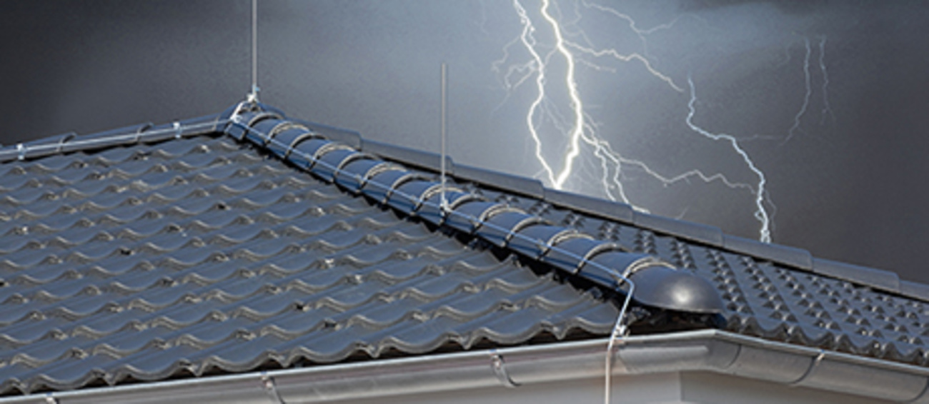 Äußerer Blitzschutz bei Elektro Kranz GmbH in Bosenbach