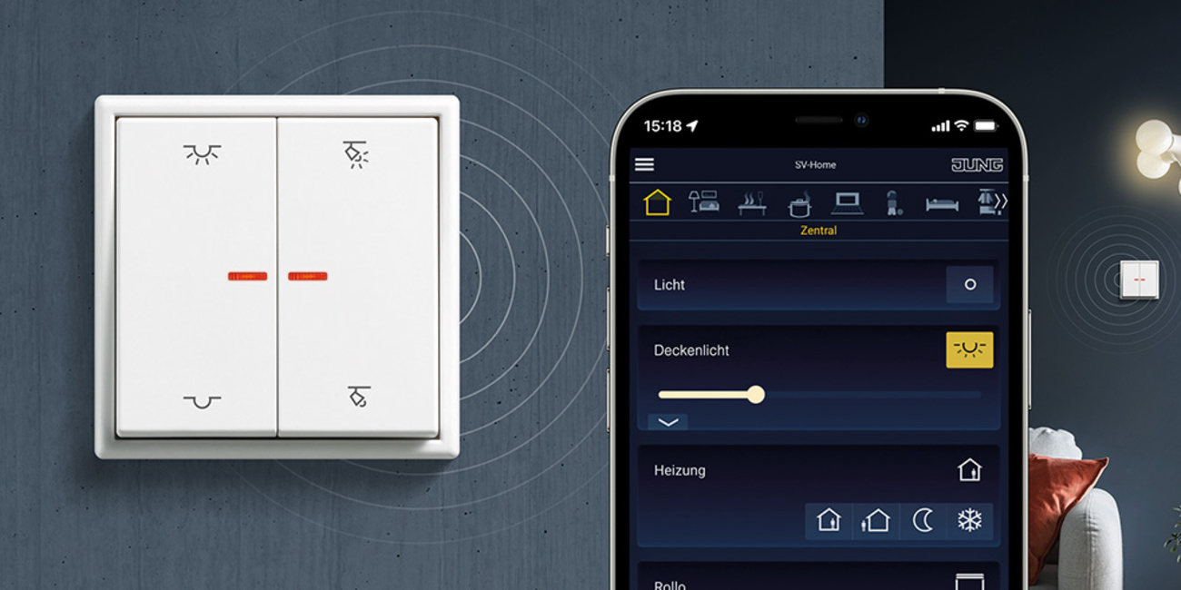KNX RF Taster bei Elektro Kranz GmbH in Bosenbach